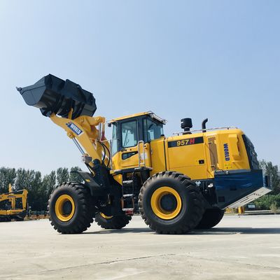 Elektrikli Güç Tekerlekleri Ön Uç Yükleyici 3m3 Kepçeli Küçük Çiftlik Traktörleri