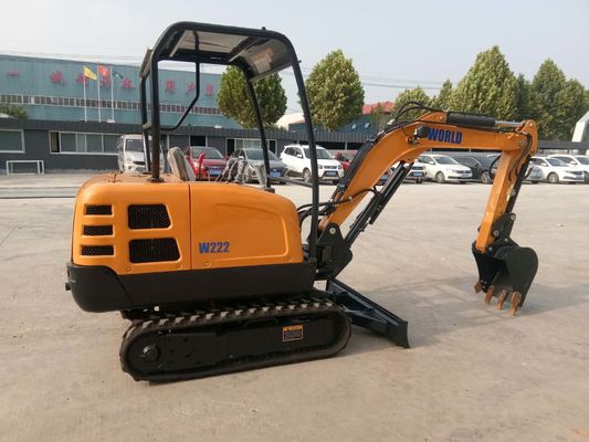 310 mm kesim derinliği 2200kg kova 0.1-0.3cbm ile kompakt mini sürünen kazıcı