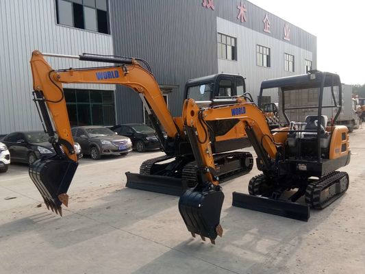 Kompakt Mini Crawler Excavator 2200kg Ağırlık 310mm Kesme Derinliği Crawler Tipi