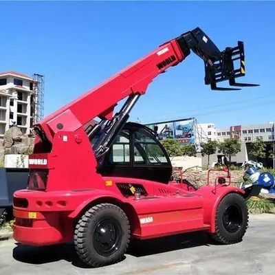 Sertifikalı Dünya 5 Tonluk Engebeli Arazi Forklifti Teleskopik Yükleyici Forklift