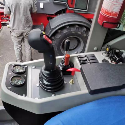 Uzatılmış Kova Bomlu Changchai Motor Mini Teleskopik Lastikli Yükleyici