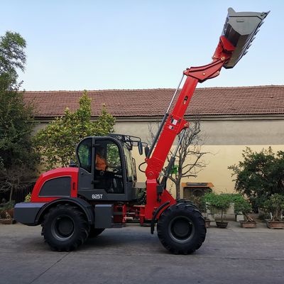 Uzatılmış Kova Bomlu Changchai Motor Mini Teleskopik Lastikli Yükleyici