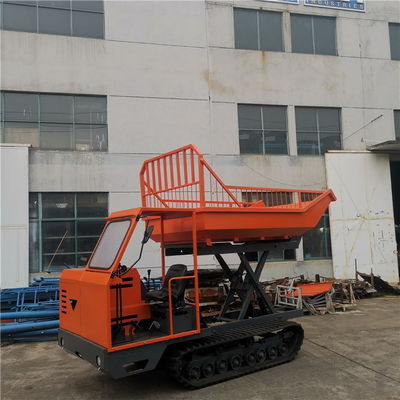 Hurma Yağı Meyve Taşımacılığı İçin 1600mm Mini Paletli Traktör Damperi