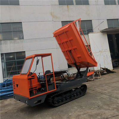 Hurma Yağı Meyve Taşımacılığı İçin 1600mm Mini Paletli Traktör Damperi