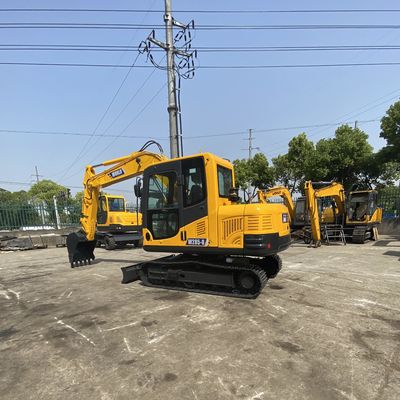 Yanmar Motorlu Sarı Mini Paletli Ekskavatör Hidrolik Kompakt Ekskavatör