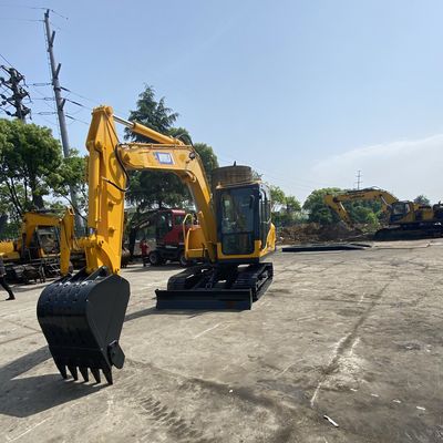 2200kw Mini Paletli Ekskavatör Sarı Renkli Mikro Mini Ekskavatör