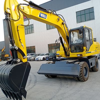 Dayanıklılık Tekerlekli Mini Ekskavatör 85kw Hidrolik Tekerlekli Ekskavatör