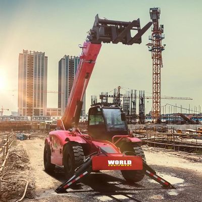 İyi Sertlik Teleskopik Yükleyici Forklift Entegre Çerçeve Teleskopik Bomlu Forklift