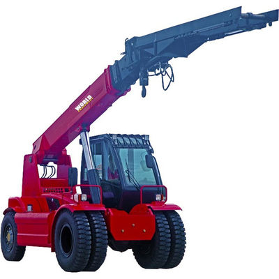 Sert Süspansiyon Teleskopik Telehandler 10ton Arka Tekerlekli Direksiyon