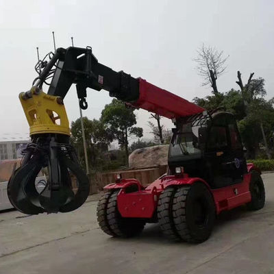10ton Teleskopik Vinç Yükleyici Mini Önden Çekiş Düşük Gürültü