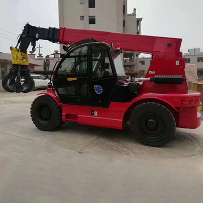10ton Teleskopik Vinç Yükleyici Mini Önden Çekiş Düşük Gürültü