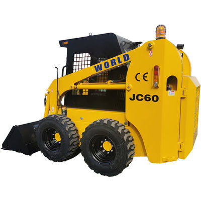 4WD Kubota Mini Yükleyici Sarı Renk, Çok İşlevli Ataşmanlı