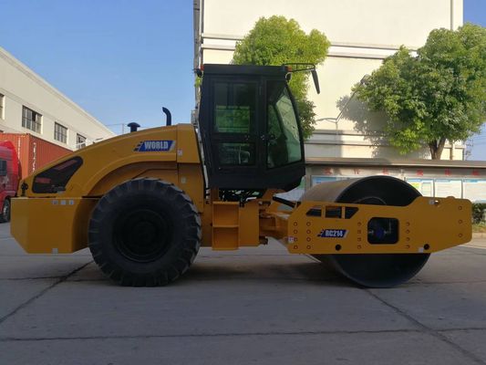Çift Tamburlu Vibrasyonlu Yol Silindiri Ağır Hizmet Vibrasyonlu Silindirin Arkasında Yürümek
