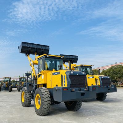 Cummins Motor Ön Uç Kürek Yükleyici Turboşarjlı Kompakt Tekerlekli Yükleyici