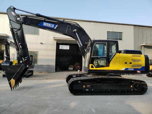 Cummins Motorlu Hidrolik Paletli Ekskavatör 1cbm 22 ton 9-11m Maks. Kazma Yarıçapı belediye işleri