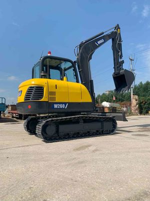 Komatsu PC60'a Eşdeğer 40.2KN Kepçe Kazma Kuvvetine Sahip Kompakt Hafriyat Makinesi