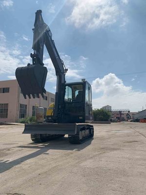 Komatsu PC60'a Eşdeğer 40.2KN Kepçe Kazma Kuvvetine Sahip Kompakt Hafriyat Makinesi