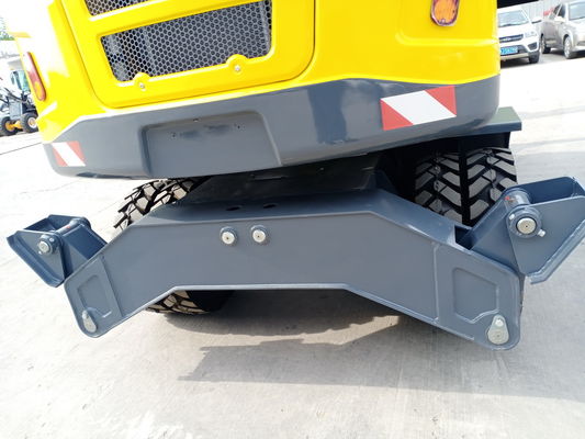 Tarım Kırsal İçin YuChai Veya Cummins Motorlu 62.5kW Tekerlekli Paletli Ekskavatör