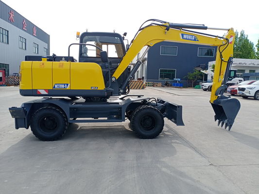 0.2-0.6cbm Kova Tekerlekli Paletli Yükleyici 10-12rpm Kıskaçlı Kelepçe Bahçeleri Belediye