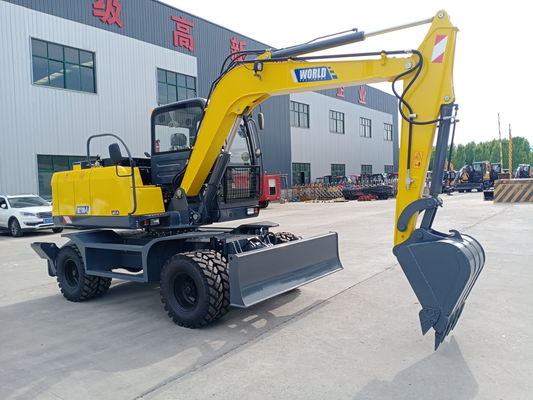 Nehir Temizliği İçin Mekanik Mini Tekerlekli Paletli Ekskavatör Kovası 0.2 --.6cbm