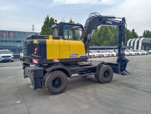 Çin Ahşap Veya Çimen İçin Kıskaçlı Mekanik Tekerlekli Tip Ekskavatör