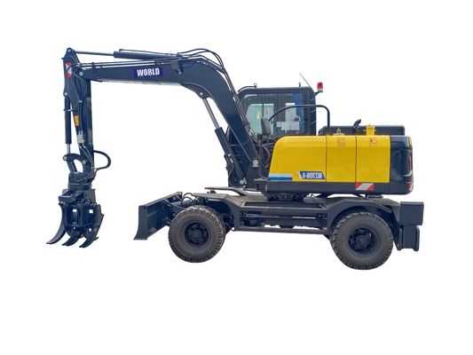 YuChai veya Cummins Motor Tekerlekli Paletli Ekskavatör W270W-9
