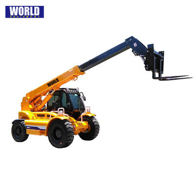 3T 4T Dizel 7m 14m Telehandler Teleskopik Forklift 4 Tekerlekli Direksiyon