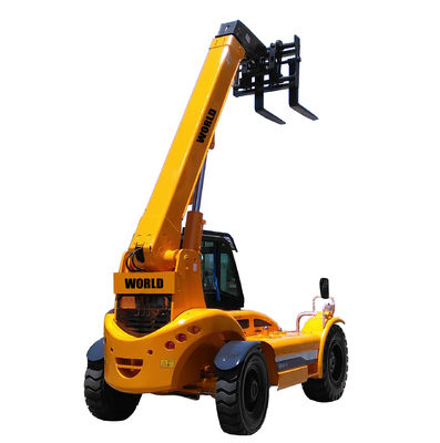 3T 4T Dizel 7m 14m Telehandler Teleskopik Forklift 4 Tekerlekli Direksiyon