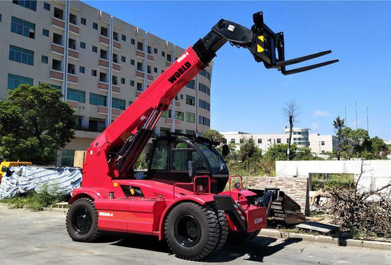 Sertifikalı Teleskopik Taşıyıcılı Dünya 5ton Engebeli Arazi Forklifti