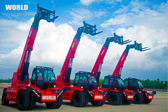 Sertifikalı Teleskopik Taşıyıcılı Dünya 5ton Engebeli Arazi Forklifti