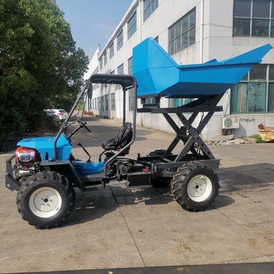 Dört tekerlekli 14hp Dizel Palm Oil Traktör Ekipmanı Tekerlek tabanı 2150mm