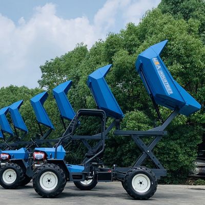 Dört tekerlekli 14hp Dizel Palm Oil Traktör Ekipmanı Tekerlek tabanı 2150mm