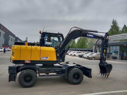 Çin Ahşap Veya Çimen İçin Kıskaçlı Mekanik Tekerlekli Tip Ekskavatör