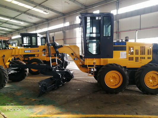 Kapalı Kabin Ağır Ekipman Motorlu Greyder 97kw Güç Çıkışı ROPS/FOPS Opsiyonel