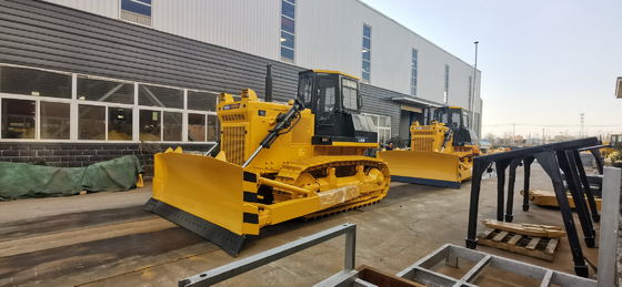 Zorla Yağlama Parça Tipi Buldozer Paletli Tip 220HP, 3 İleri 3 Geri Hareketli