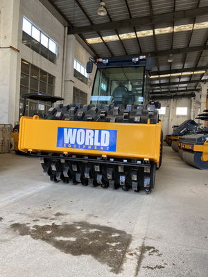 Yüksek statik doğrusal yük 280N/Cm ile kaldırım inşaatı titreşimli yol rulo