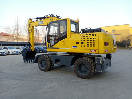 YUCHAI/YC4D125 motoru ve 9.00-20/8 lastikleri olan güvenilir tekerlekli mini kazıcı
