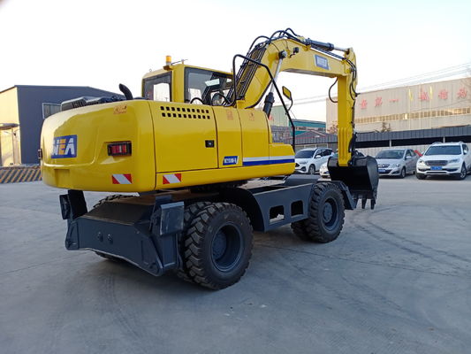 Çeşitli operasyonlar için 252L yakıt tankı kapasitesiyle çok yönlü küçük tekerlekli kazıcı