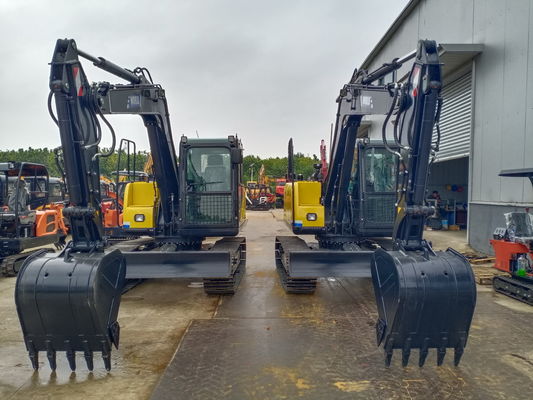 Komatsu PC60 PC80'e benzer 11 rpm Swing Hızlı mini sürünen kazıcı kesicisi