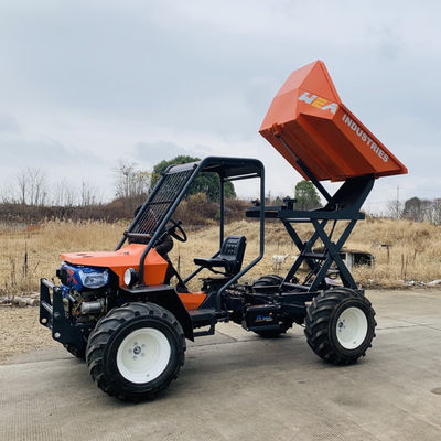 4 tekerlekli arka akslı Palm Oil Traktörü 1250kg PTO Hız 240-1340rpm Daha İyi Çıkarım için