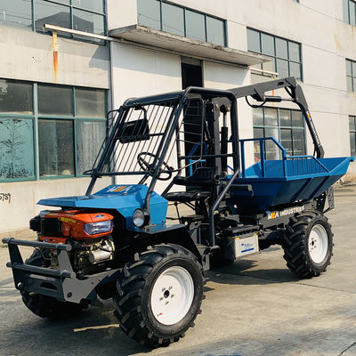 Ön aks 4WD Palm Oil traktörü Tekerlek tabanı 2150mm ve arka aks 4WD
