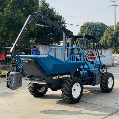 Ön aks 4WD Palm Oil traktörü Tekerlek tabanı 2150mm ve arka aks 4WD