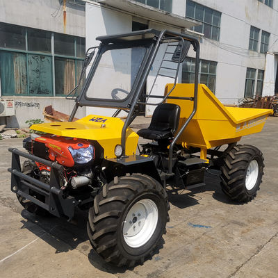 Hidrolik Mini Tarım Traktörü 14hp Motor Palm Yağı Plantasyonları için Güçlü Traktör