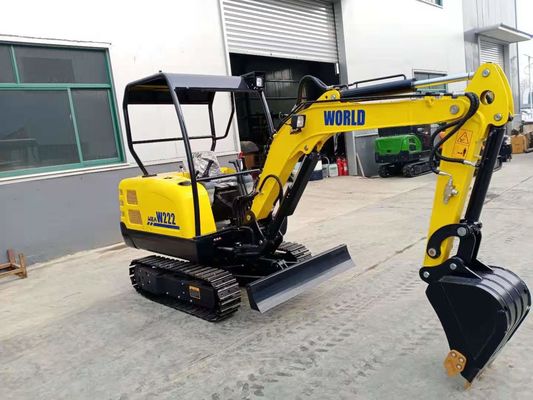 Hafif 2200kg Küçük Sürünen Backhoe 15.3KN Maksimum kova kazma gücü ile Similart CAT 301 302 303