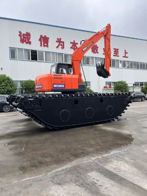 Çin Üst Markası Kullanılmamış Amfibi Kazıcı HK150SD 0.25 M3 Nehir Temizleme Makinesi Uzun Uzaylı Boom