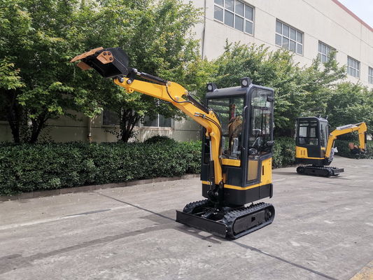 mini kazıcı 0,02 ila 0,5 M3 çalışma ağırlığı 1000kg kauçuk veya çelik ray
