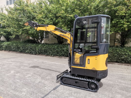 mini kazıcı 0,02 ila 0,5 M3 çalışma ağırlığı 1000kg kauçuk veya çelik ray