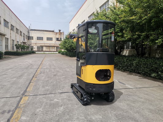 mini kazıcı 0,02 ila 0,5 M3 çalışma ağırlığı 1000kg kauçuk veya çelik ray