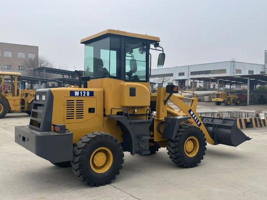 Ön yükleyici W120 Çalışma ağırlığı 2 ton tarım ocağı kepçe 0.6 m3 0.8 m3