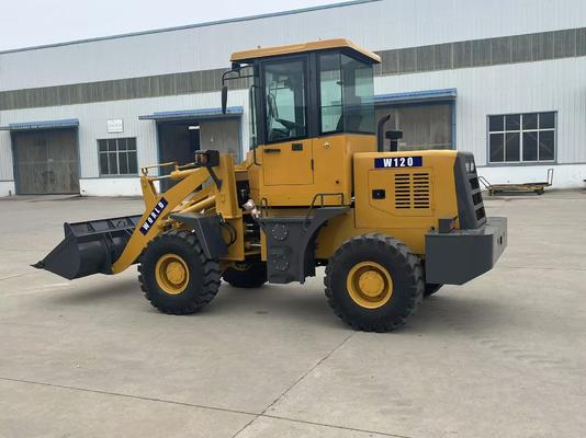 Mini tekerlekli yükleyici 1 ton 2 ton inşaat için kullanılır küçük maden kova 0.6m3 0.8m3